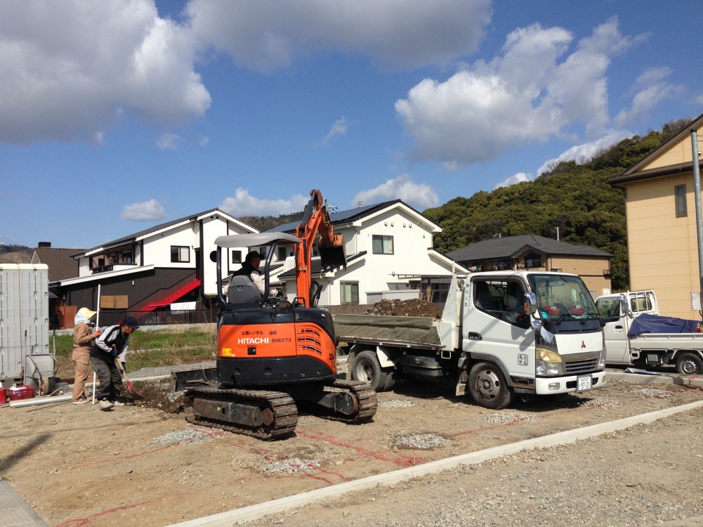 基礎着工されました