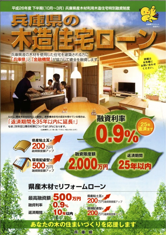 速報！県木住宅ローン　大幅拡充