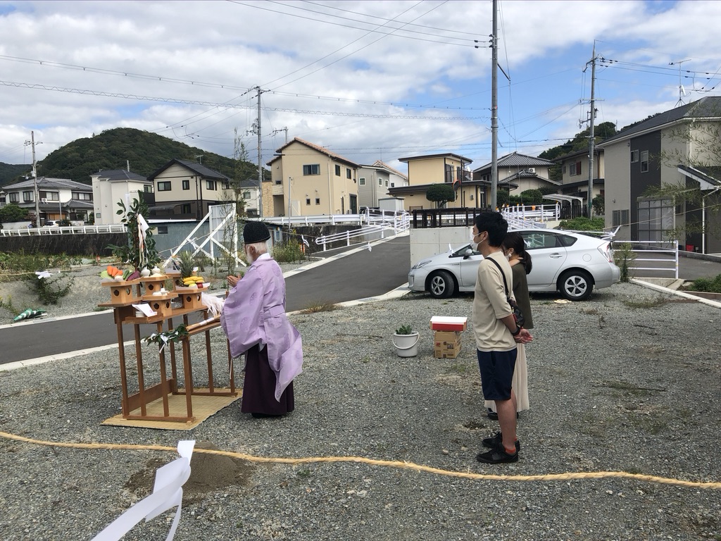 清らかな地鎮祭